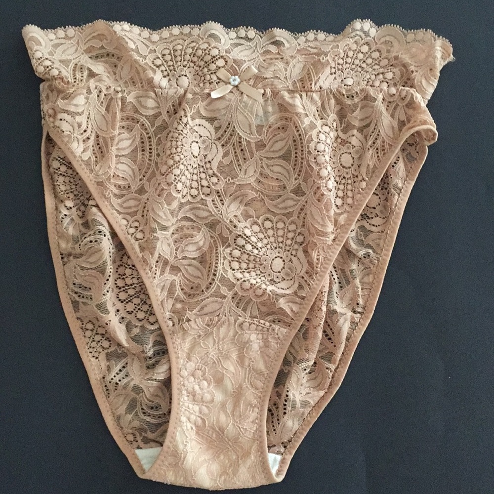 NWOT Vintage Guy Laroche Lace Panty Made in USA